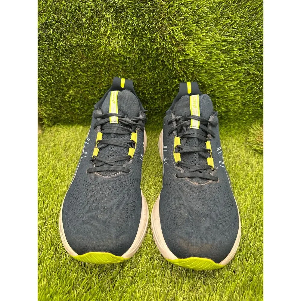 Asics Gel-Nimbus 26 1011B794 Athletic Sneaker Men's 10 Blue Knit Jogging Running